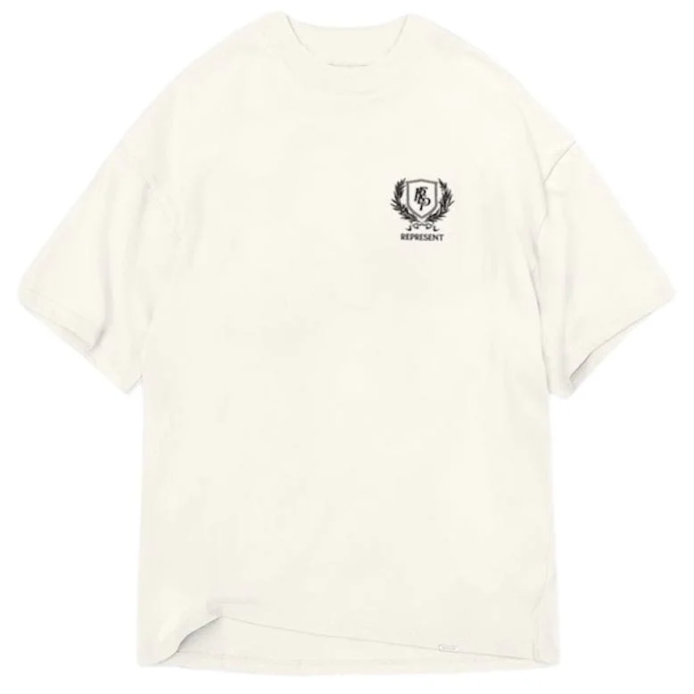 Represent Crest T-Shirt (Antique White) MLM41069-72 - Image 7
