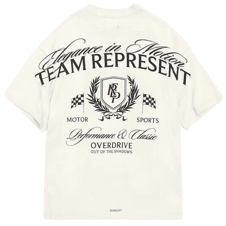 Represent Crest T-Shirt (Antique White) MLM41069-72 - Image 8