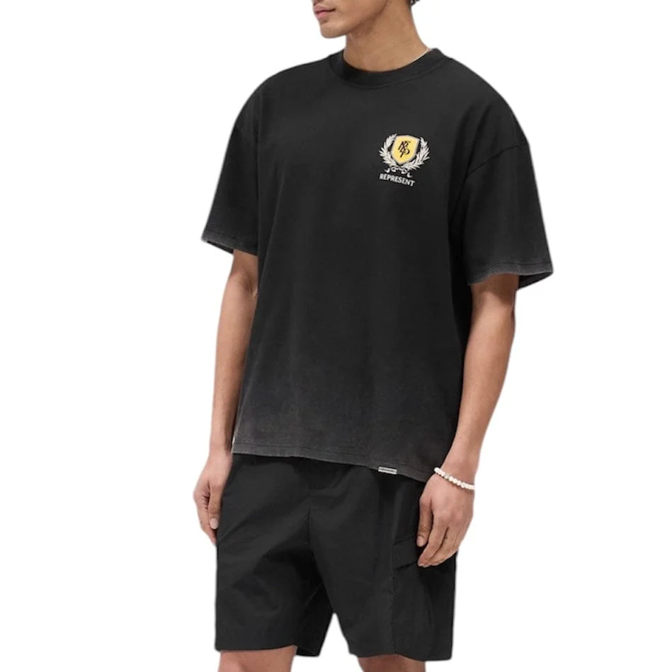 Represent Crest T-Shirt (Vintage Black) MLM41069-06 - Image 2