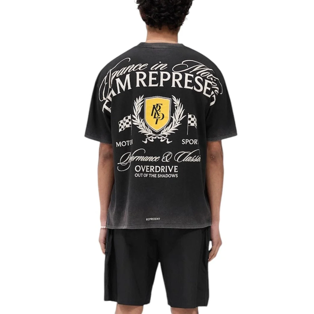 Represent Crest T-Shirt (Vintage Black) MLM41069-06 - Image 3