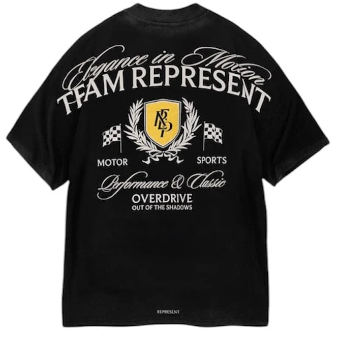 Represent Crest T-Shirt (Vintage Black) MLM41069-06 - Image 8