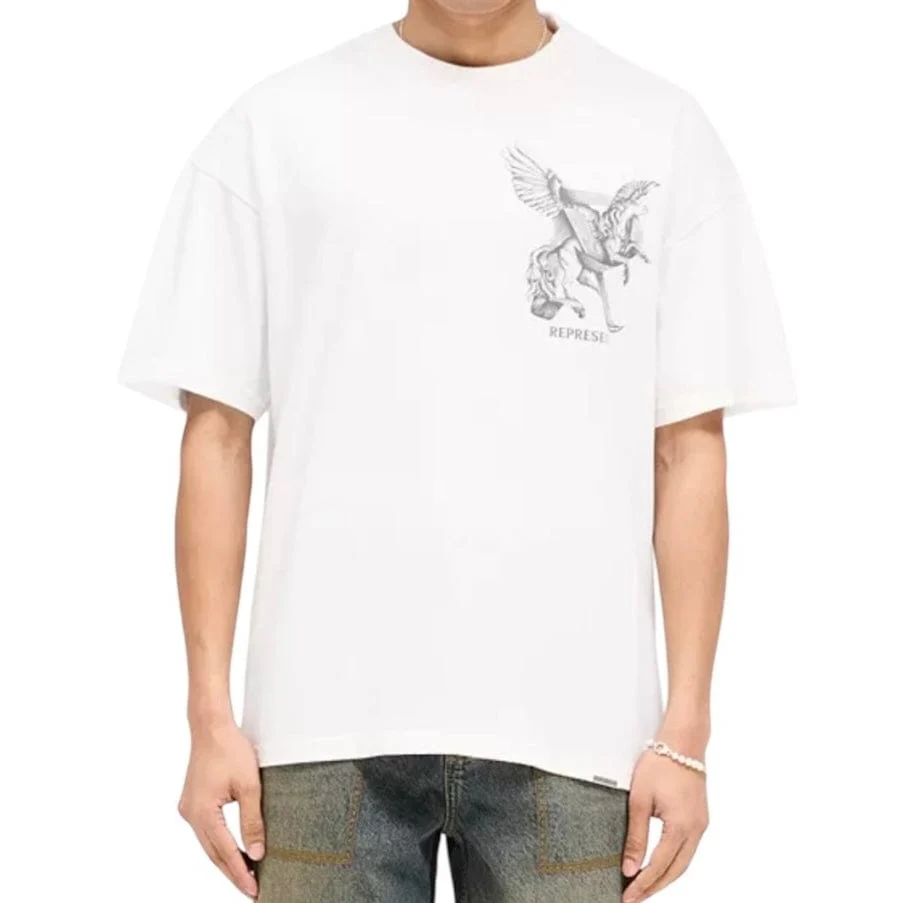 Represent Elegance In Motion T Shirt (Flat White) MLM41066-72 - Image 2