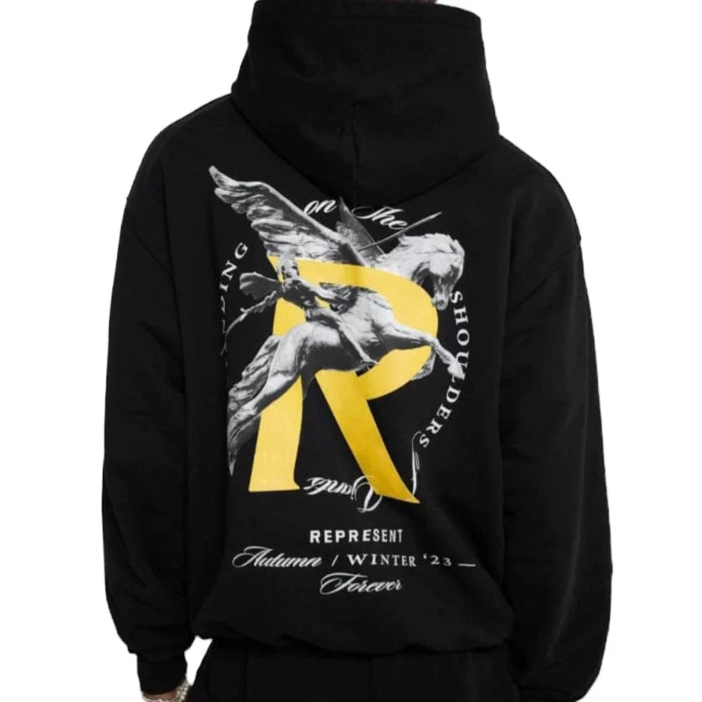 Represent Giants Hoodie (Jet Black) MH4021-01 - Image 7