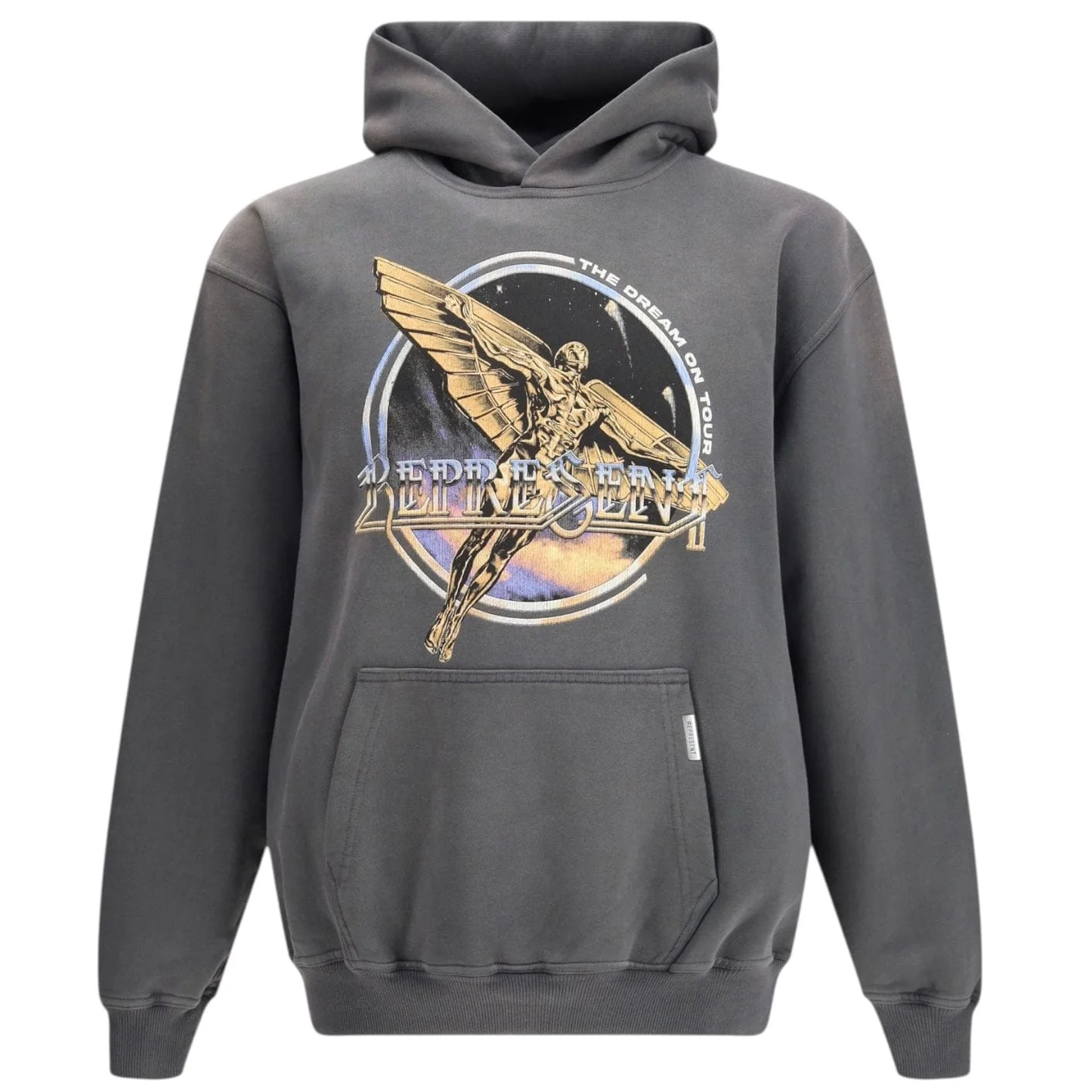 Represent Golden Tour Hoodie (Sun Fade Grey) MLM100822-46 - Image 5