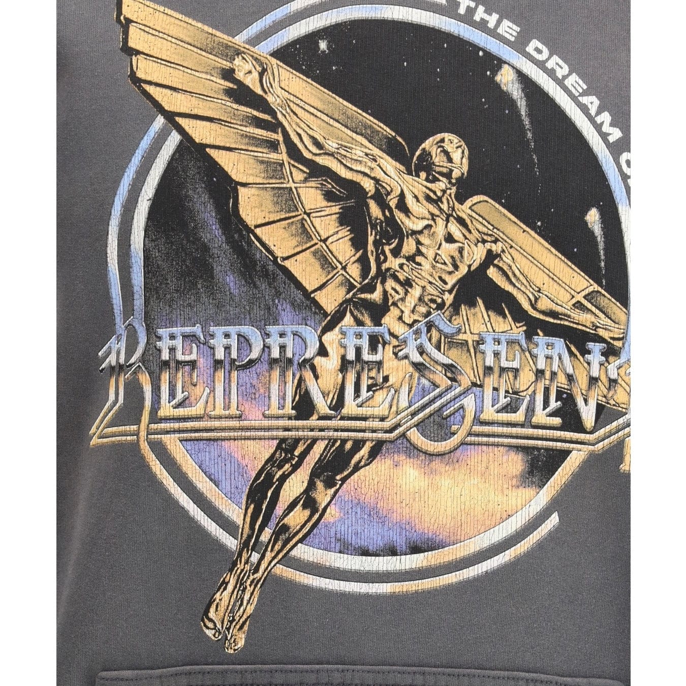 Represent Golden Tour Hoodie (Sun Fade Grey) MLM100822-46 - Image 7