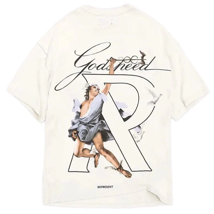 Represent Hermes T Shirt (Flat White) MLM4228-072 - Image 2