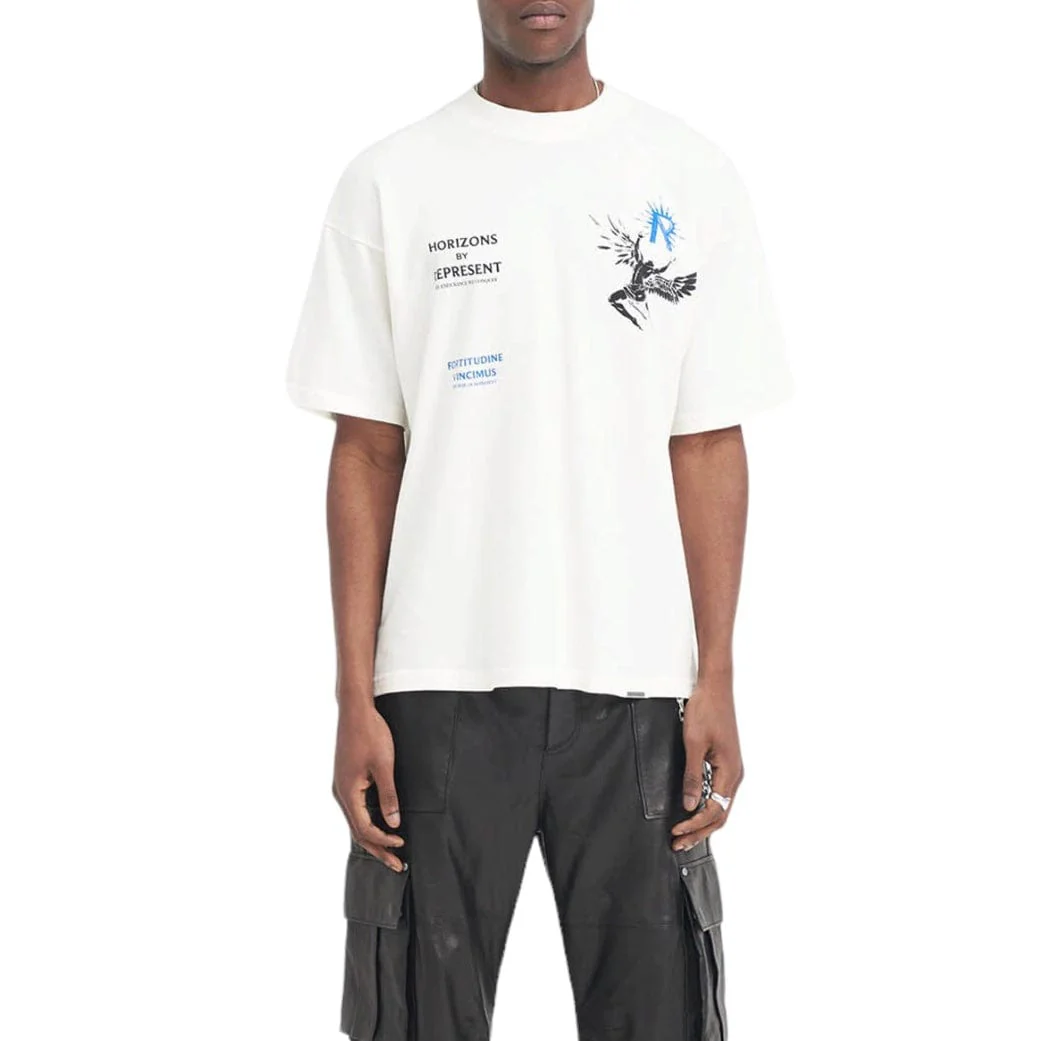 Represent Icarus T Shirt (Flat White) MLM467-72 - Image 3