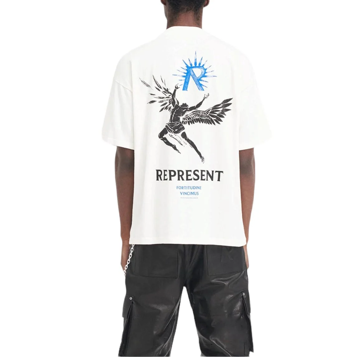 Represent Icarus T Shirt (Flat White) MLM467-72 - Image 5