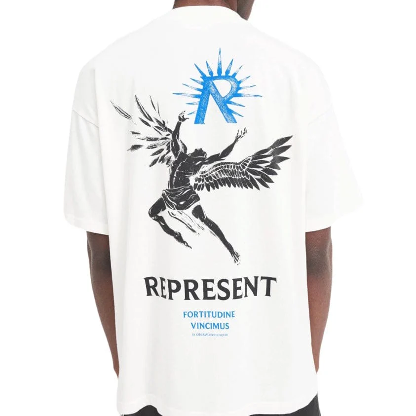 Represent Icarus T Shirt (Flat White) MLM467-72 - Image 7