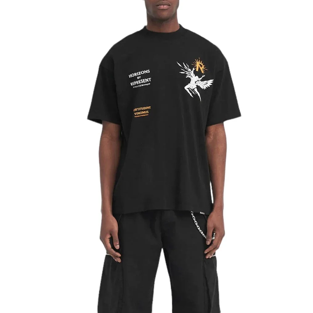 Represent Icarus T Shirt (Jet Black) MLM467-01 - Image 3