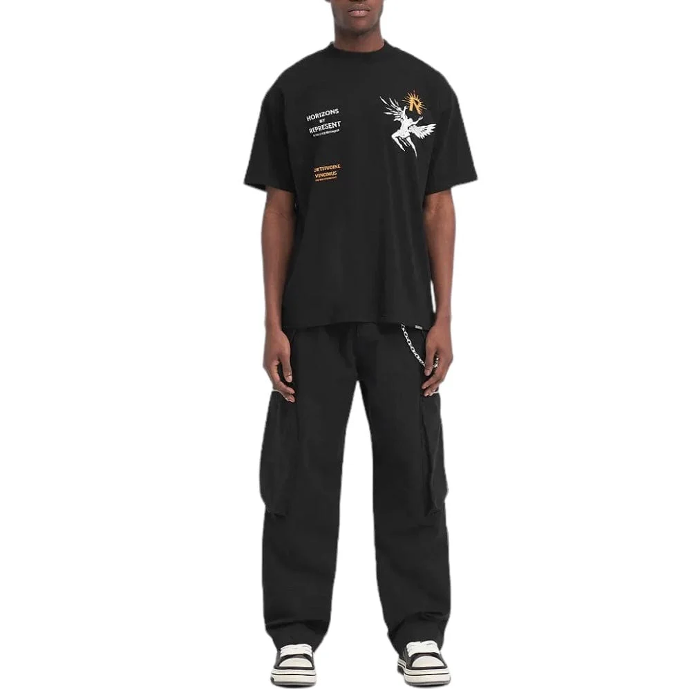 Represent Icarus T Shirt (Jet Black) MLM467-01 - Image 8