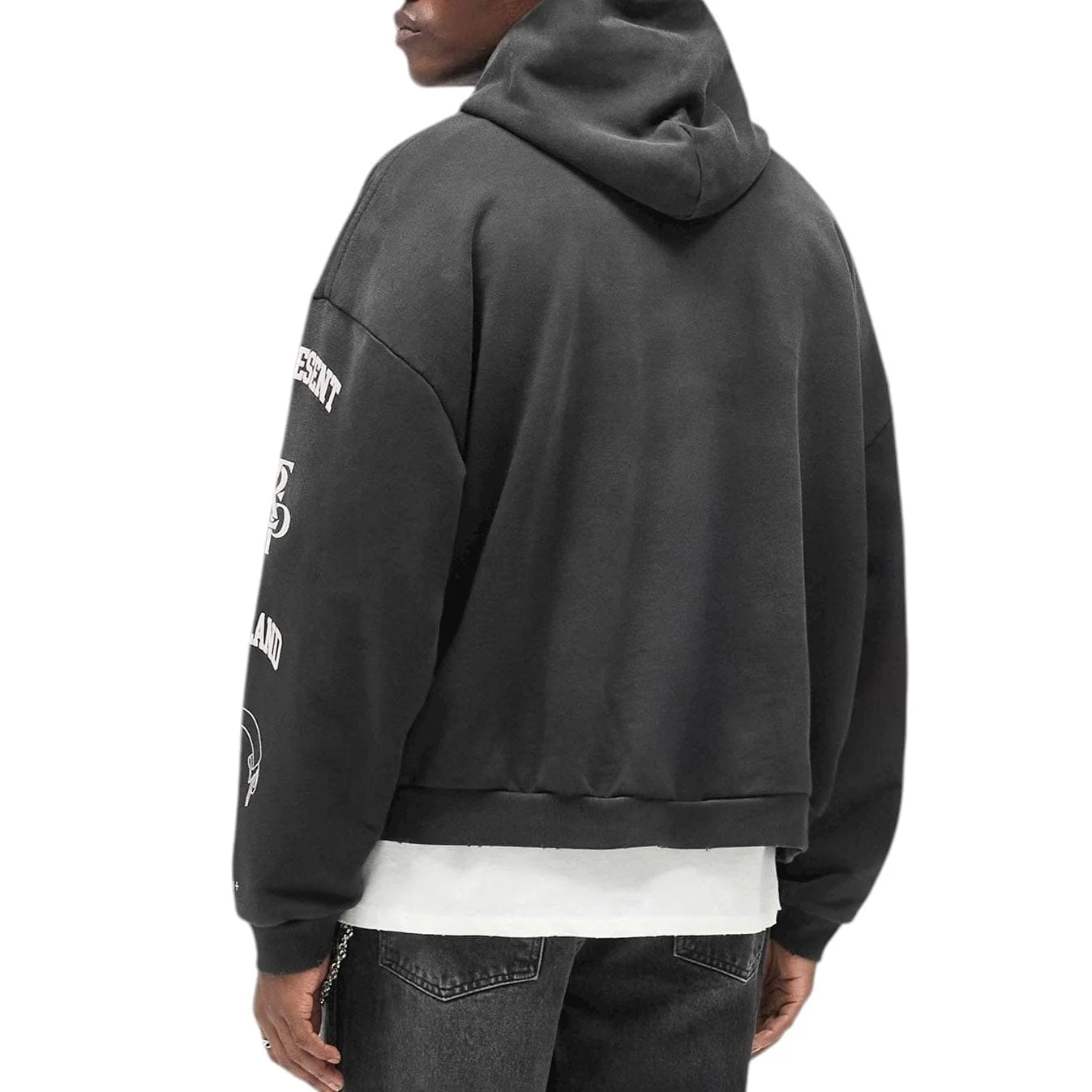 Represent Legacy Crest Hoodie (Stained Black) MLM100372-04 - Image 4