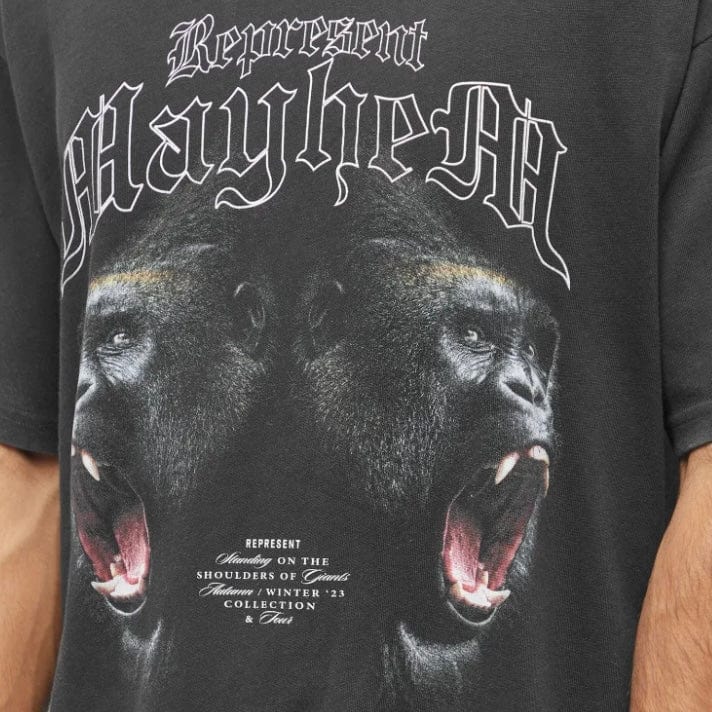 Represent Mayhem T Shirt (Vintage Black) MT4013-03 - Image 5