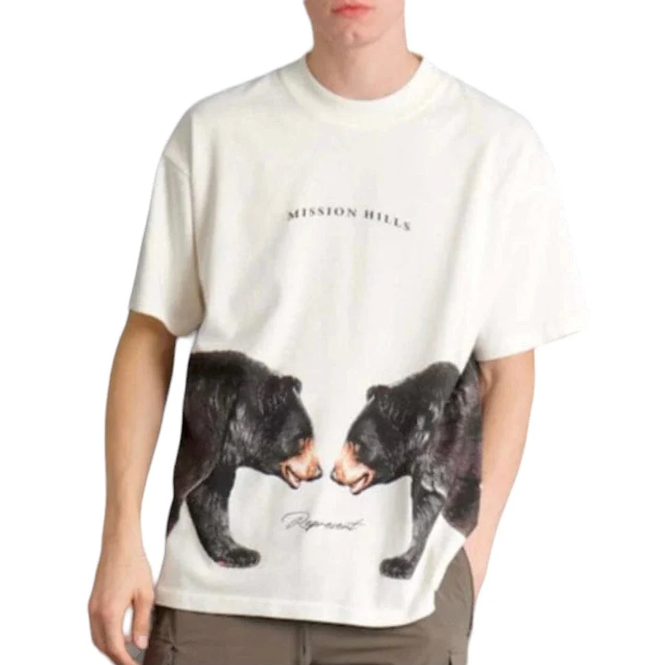 Represent Mission Hills T Shirt (Flat White) MT4029-72 - Image 7