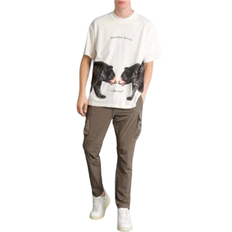 Represent Mission Hills T Shirt (Flat White) MT4029-72 - Image 8
