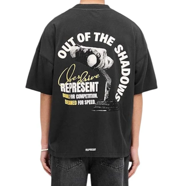 Represent Out Of The Shadows T Shirt (Stained Black) MLM41058-04 - Image 2