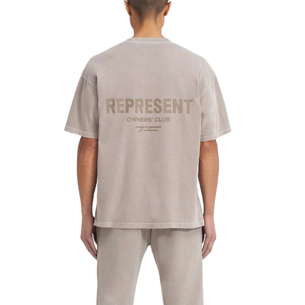 Represent Owners Club T Shirt (Mushroom) OCM409-243 - Image 4