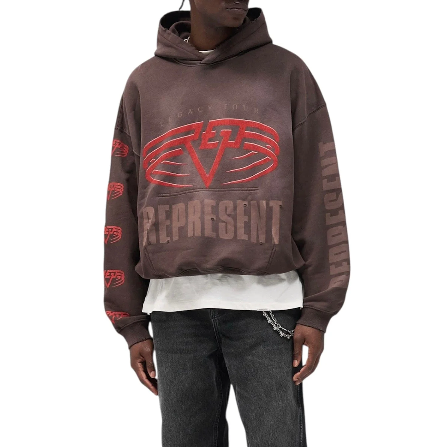 Represent Reversible Living Legacy Tour Hoodie (Nero) - Image 5