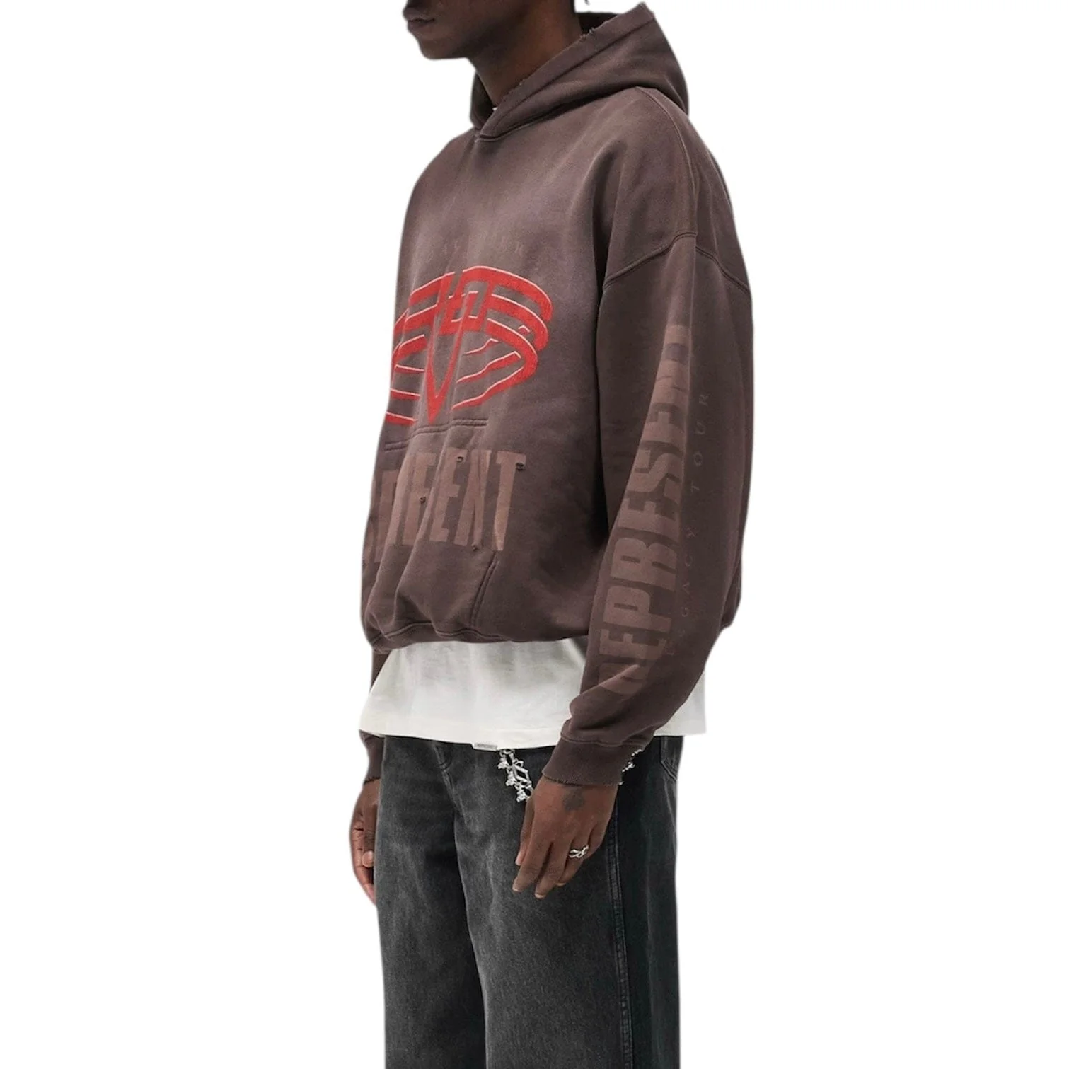 Represent Reversible Living Legacy Tour Hoodie (Nero) - Image 6
