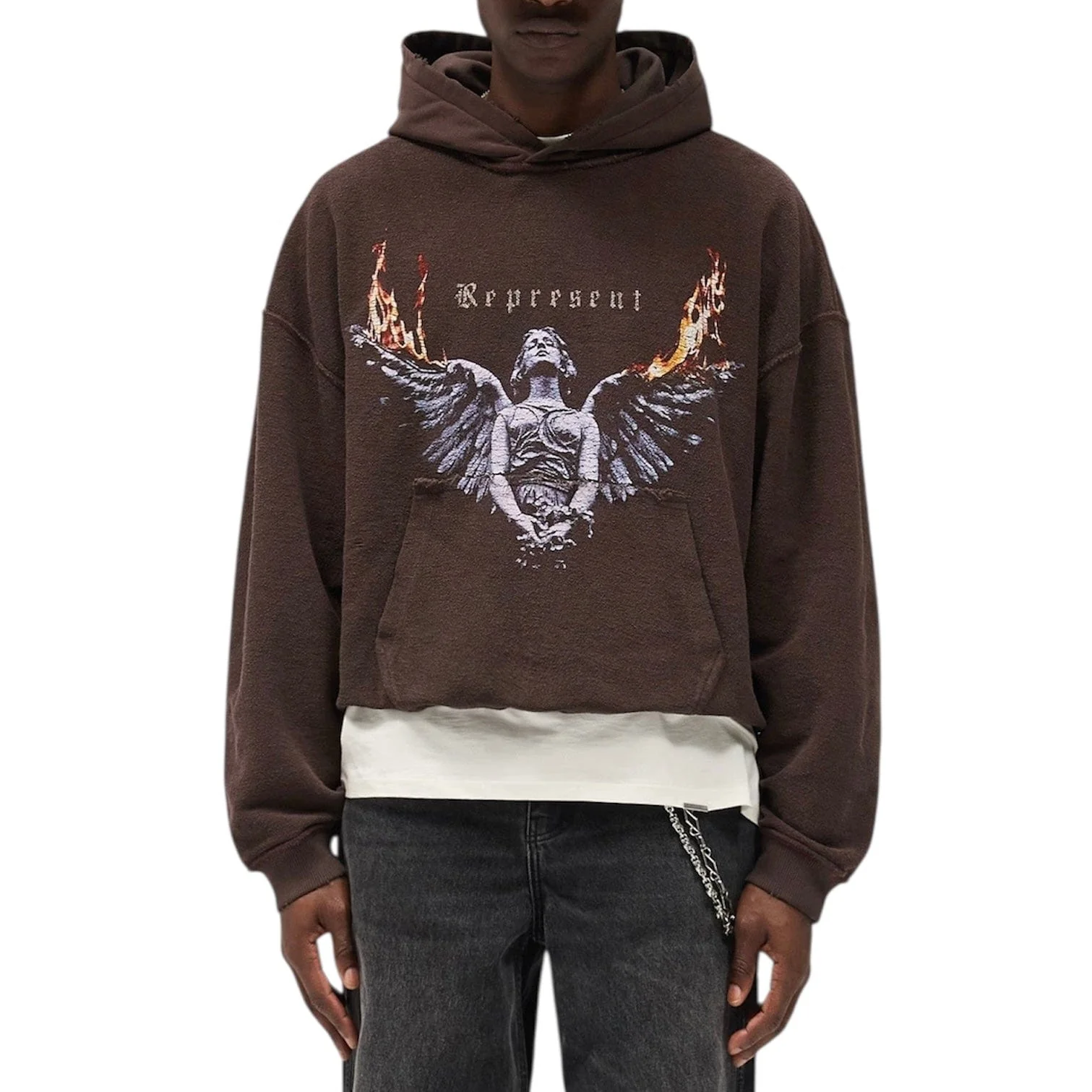 Represent Reversible Living Legacy Tour Hoodie (Nero) - Image 8