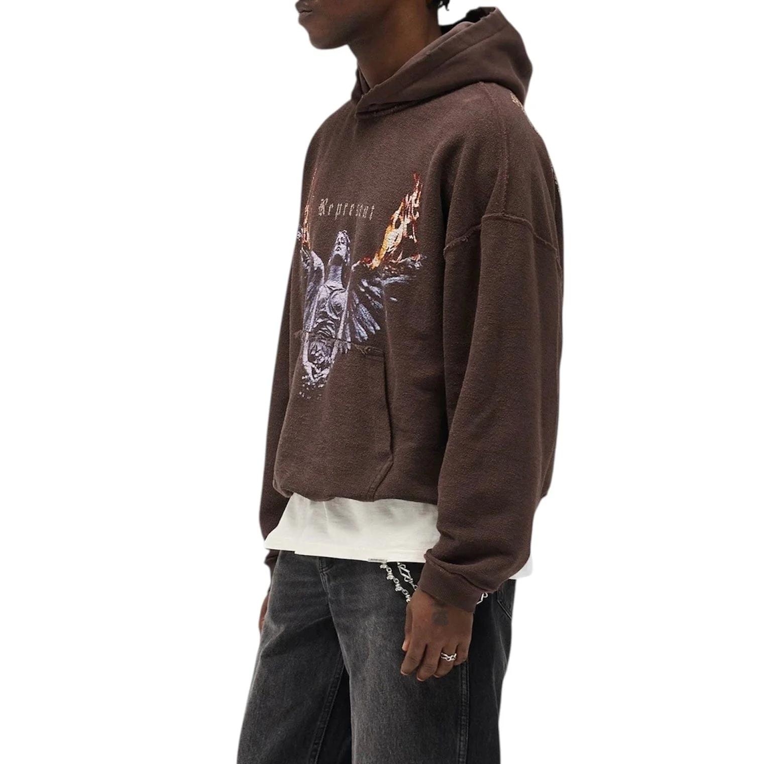 Represent Reversible Living Legacy Tour Hoodie (Nero) - Image 9