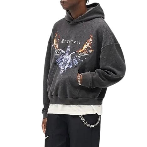 Represent Reversible Living Legacy Tour Hoodie (Sun Fade Grey) - Image 8