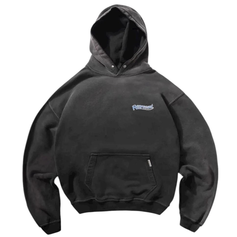 Represent Showcasing Hoodie (Stained Black) MLM100373-04