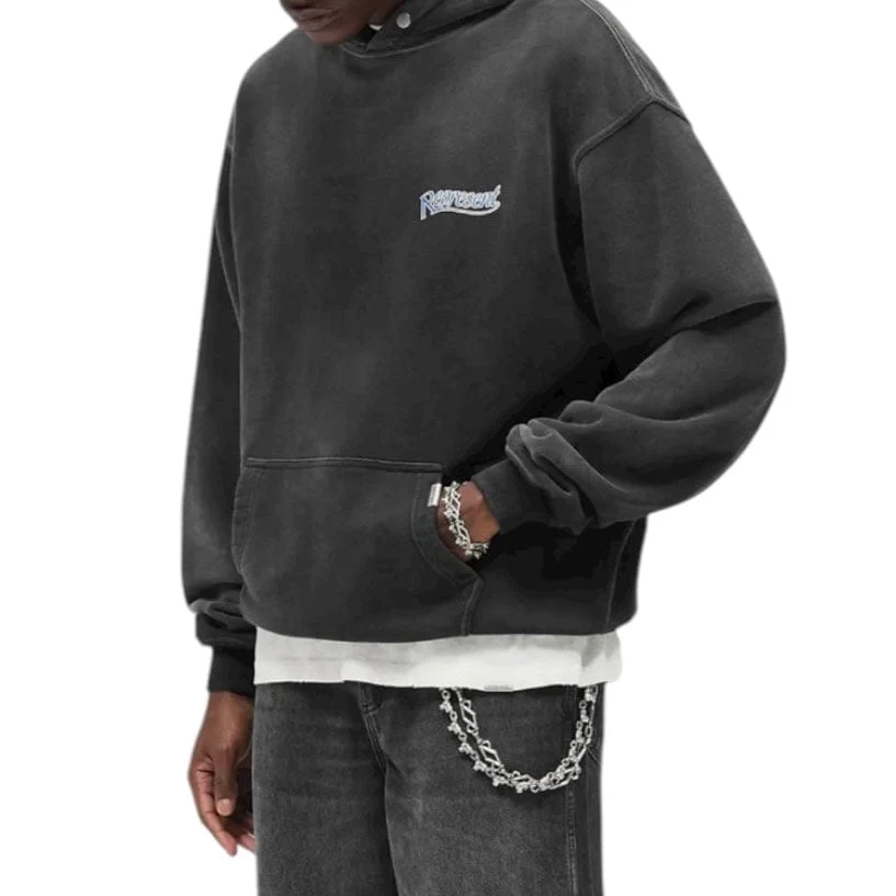 Represent Showcasing Hoodie (Stained Black) MLM100373-04 - Image 4