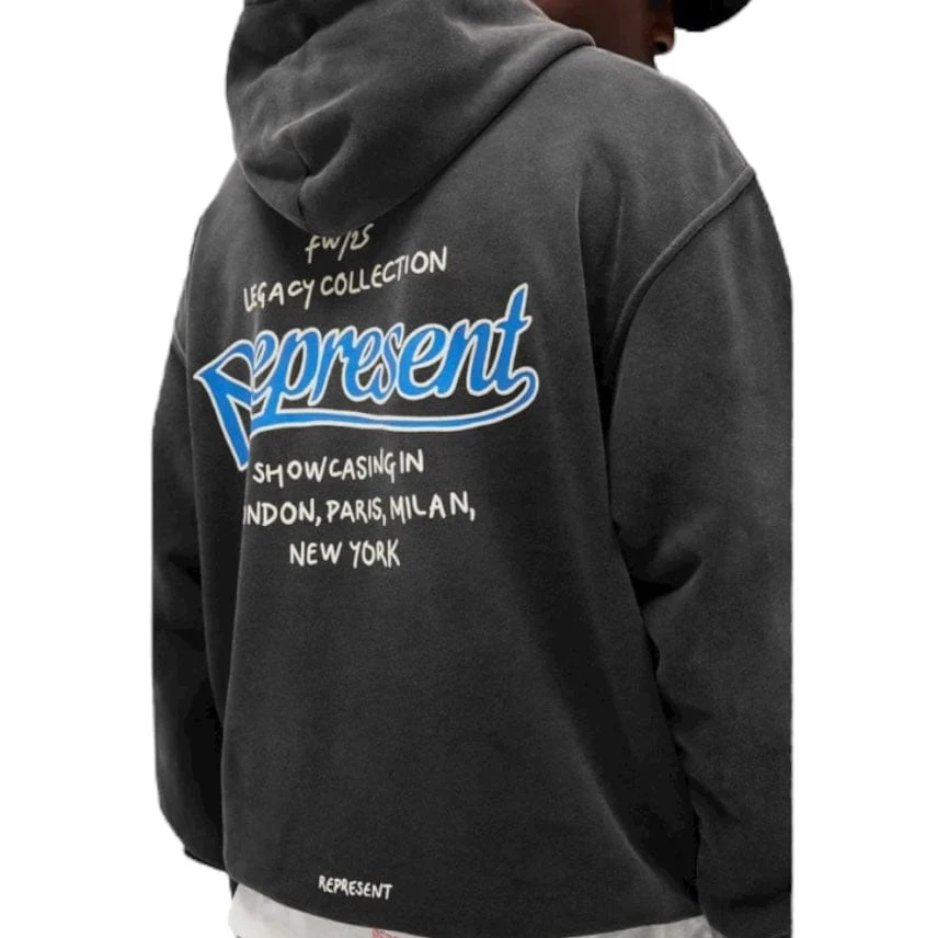 Represent Showcasing Hoodie (Stained Black) MLM100373-04 - Image 5