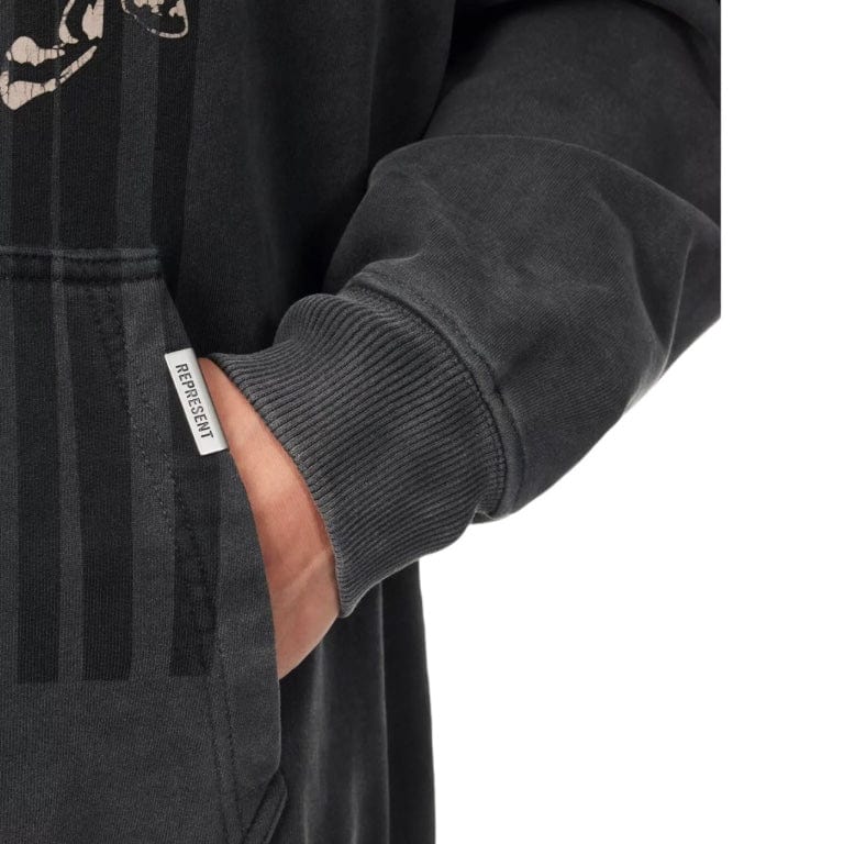 Represent Spirits Mascot Hoodie (Aged Black) MLM406-444 - Image 5