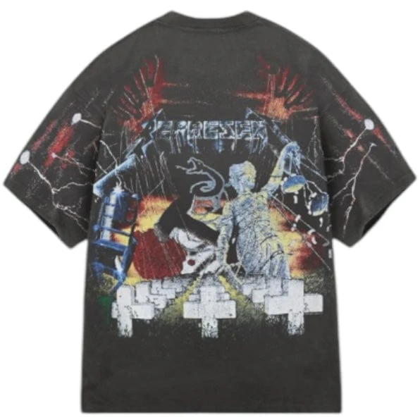 Represent X Metallica Master Of Puppets T-Shirt (Vintage Grey) MLM4354-20 - Image 5