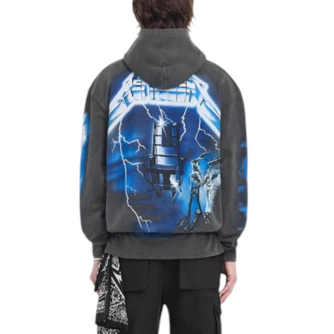 Represent X Metallica Ride The Lightning Hoodie (Vintage Grey) MLM4372-020 - Image 3