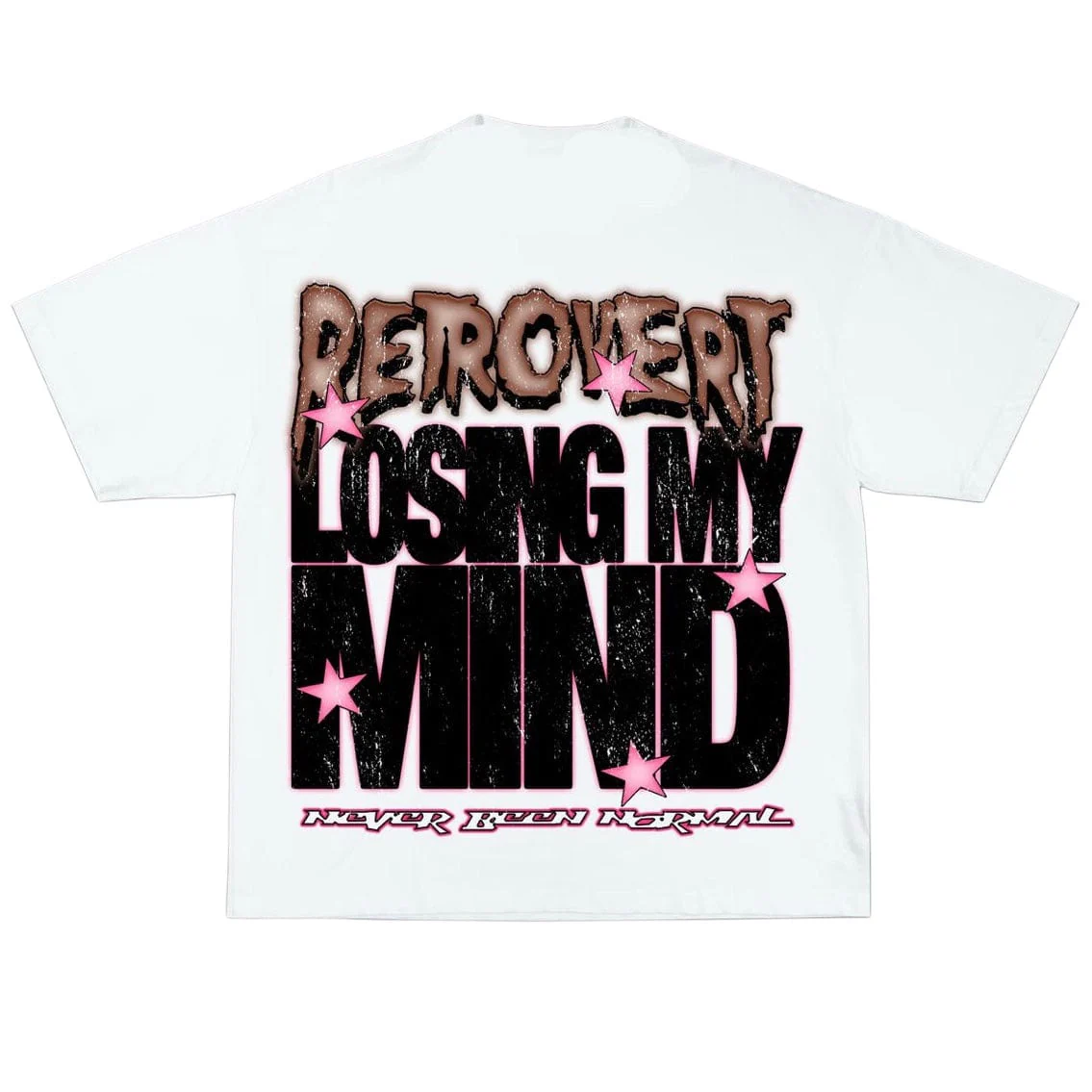 Retrovert Eagle Tee (White/Brown) - Image 2
