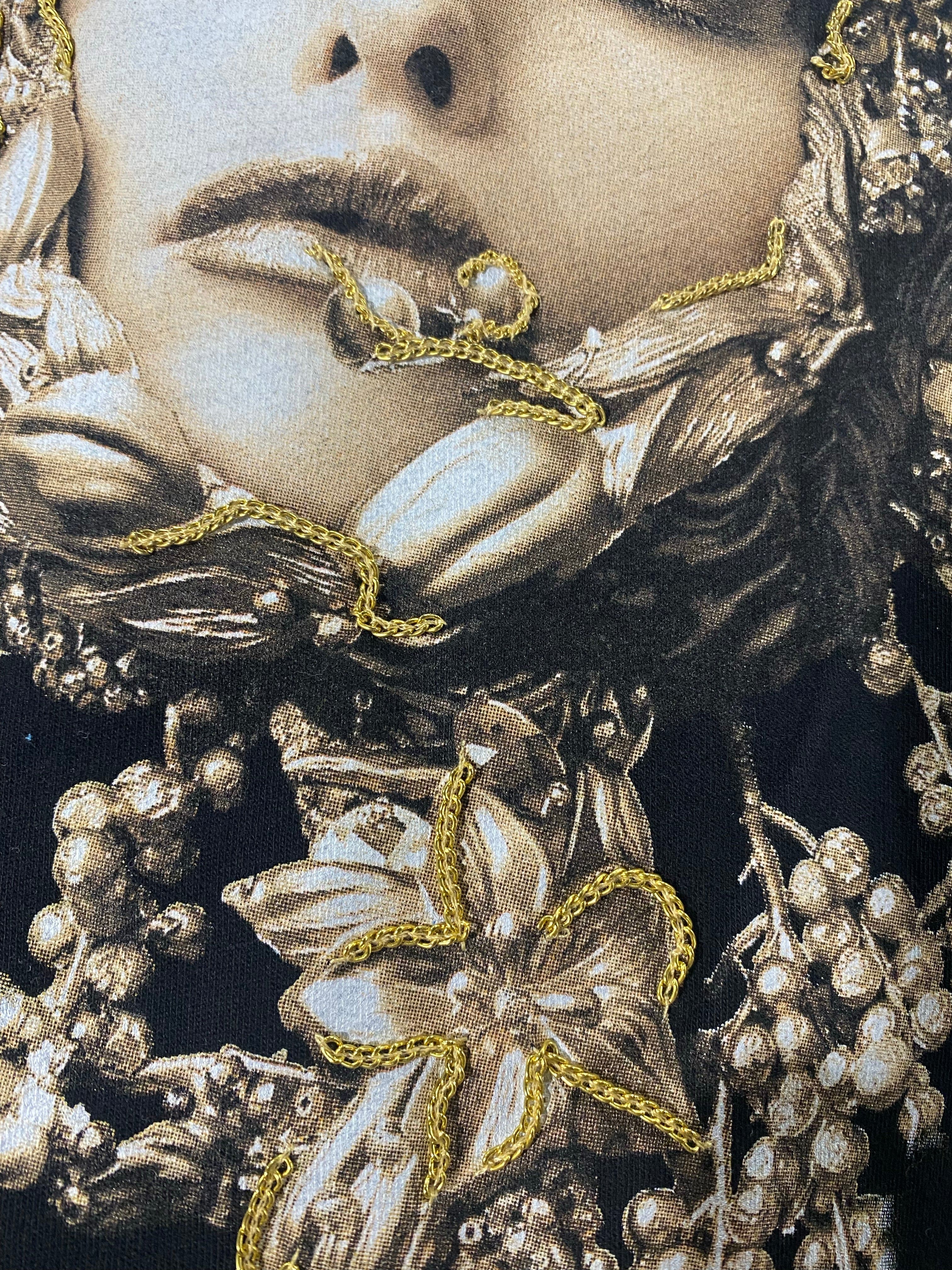 RH45 Embellished Ariella T Shirt (Black) - Image 2