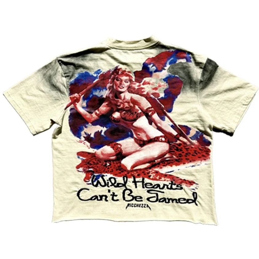 Ricchezza Ricch Rebels Tee (Cream) QS25-002 - Image 2