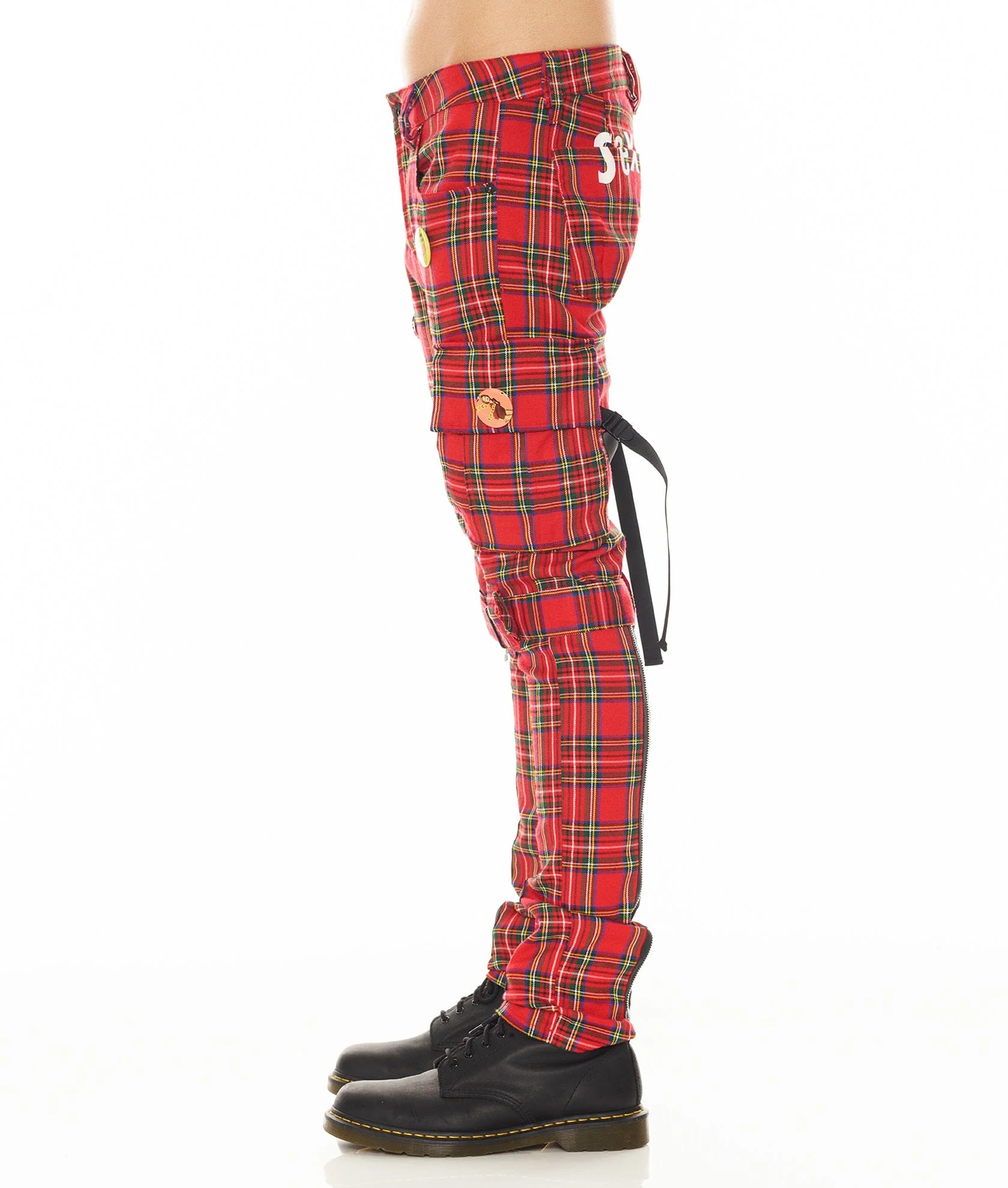 ROCKER CARGO "SEX PISTOLS" IN PLAID - Image 5