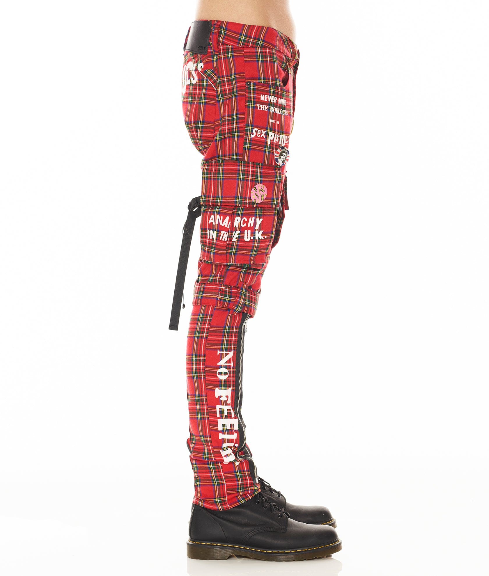ROCKER CARGO "SEX PISTOLS" IN PLAID - Image 6