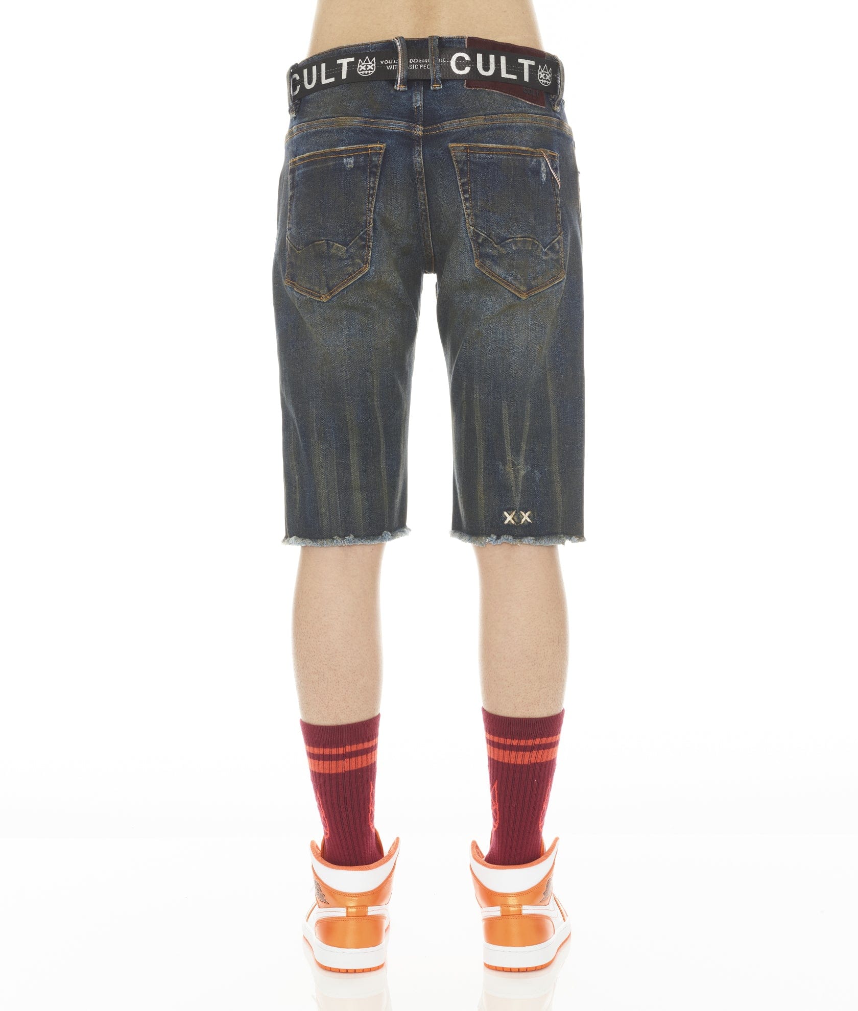 ROCKER MENS SHORT STRETCH w/ BELT IN TIDAL - Image 2