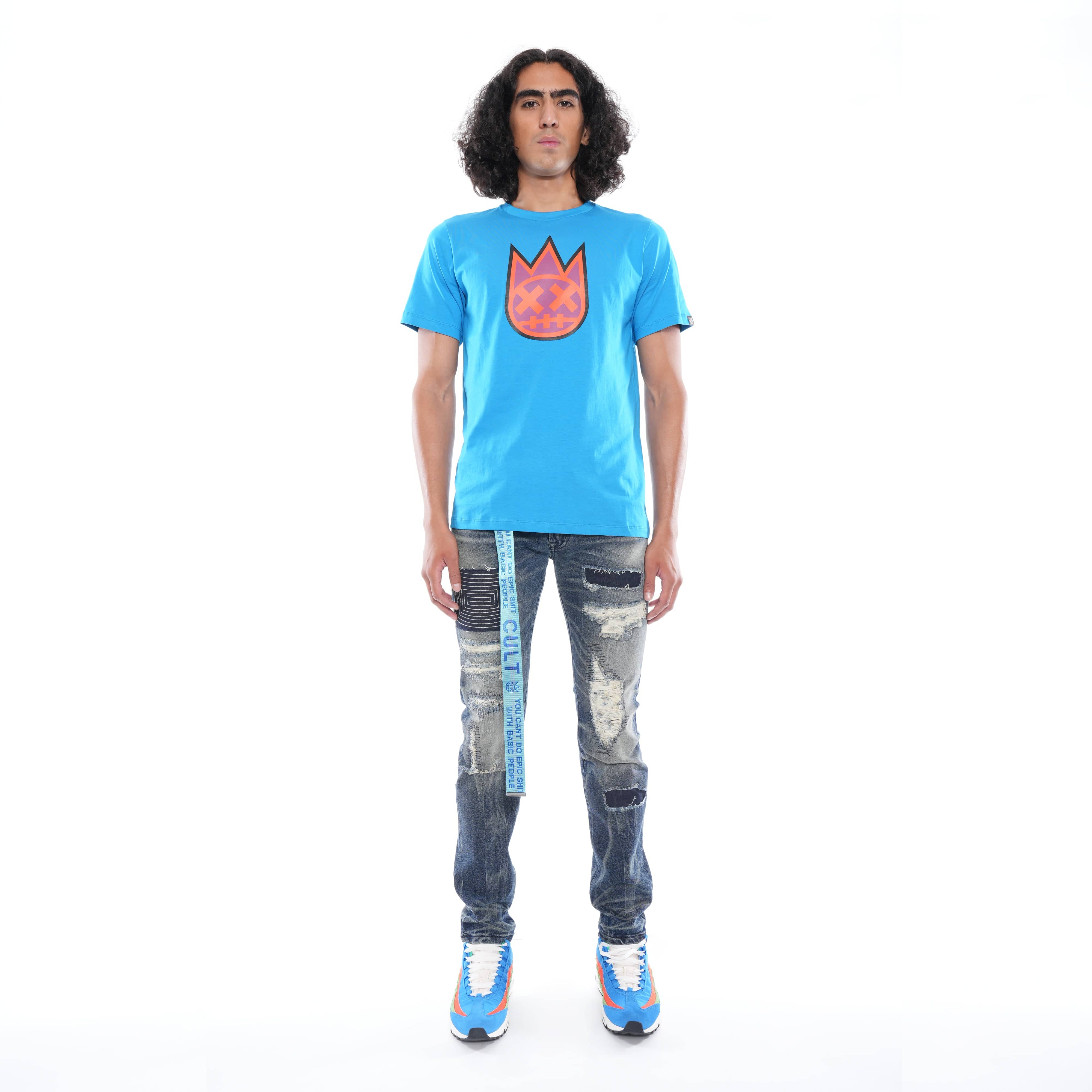 ROCKER SLIM BELTED STRETCH IN DELFT - Image 3