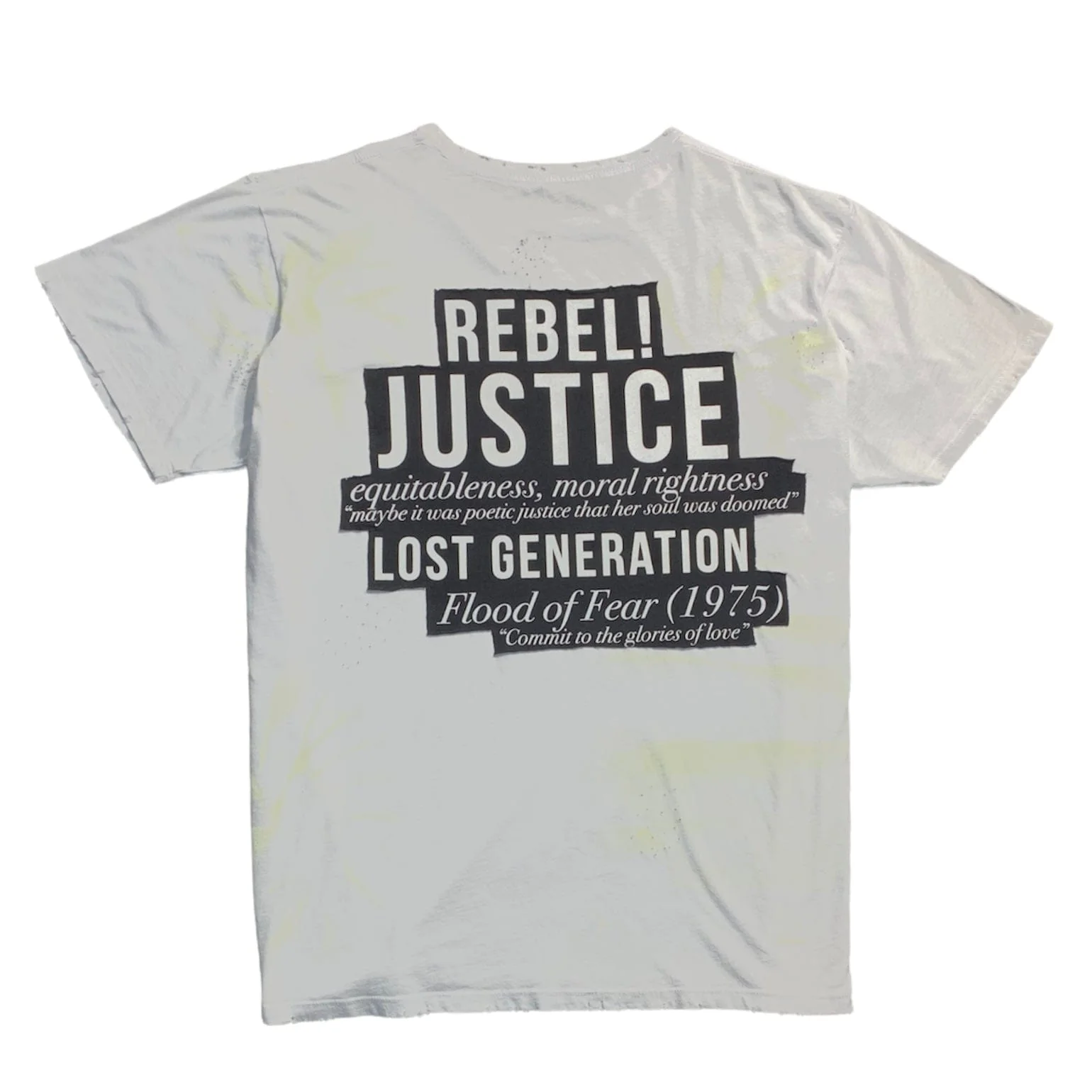 Rockstar Justice T-Shirt (White) - RSM669TSW - Image 2