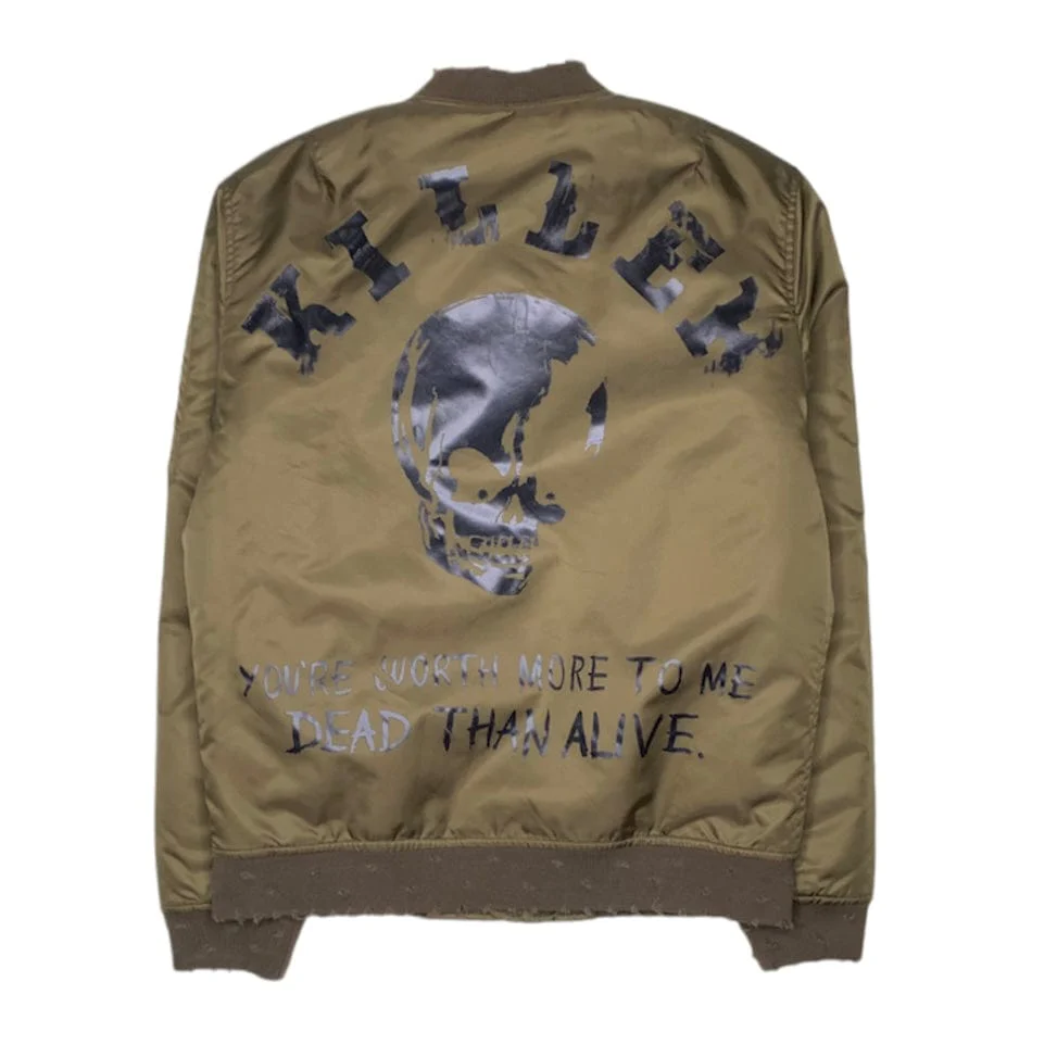 Rockstar Killer Jacket (Army Green) - RSM327 - Image 2