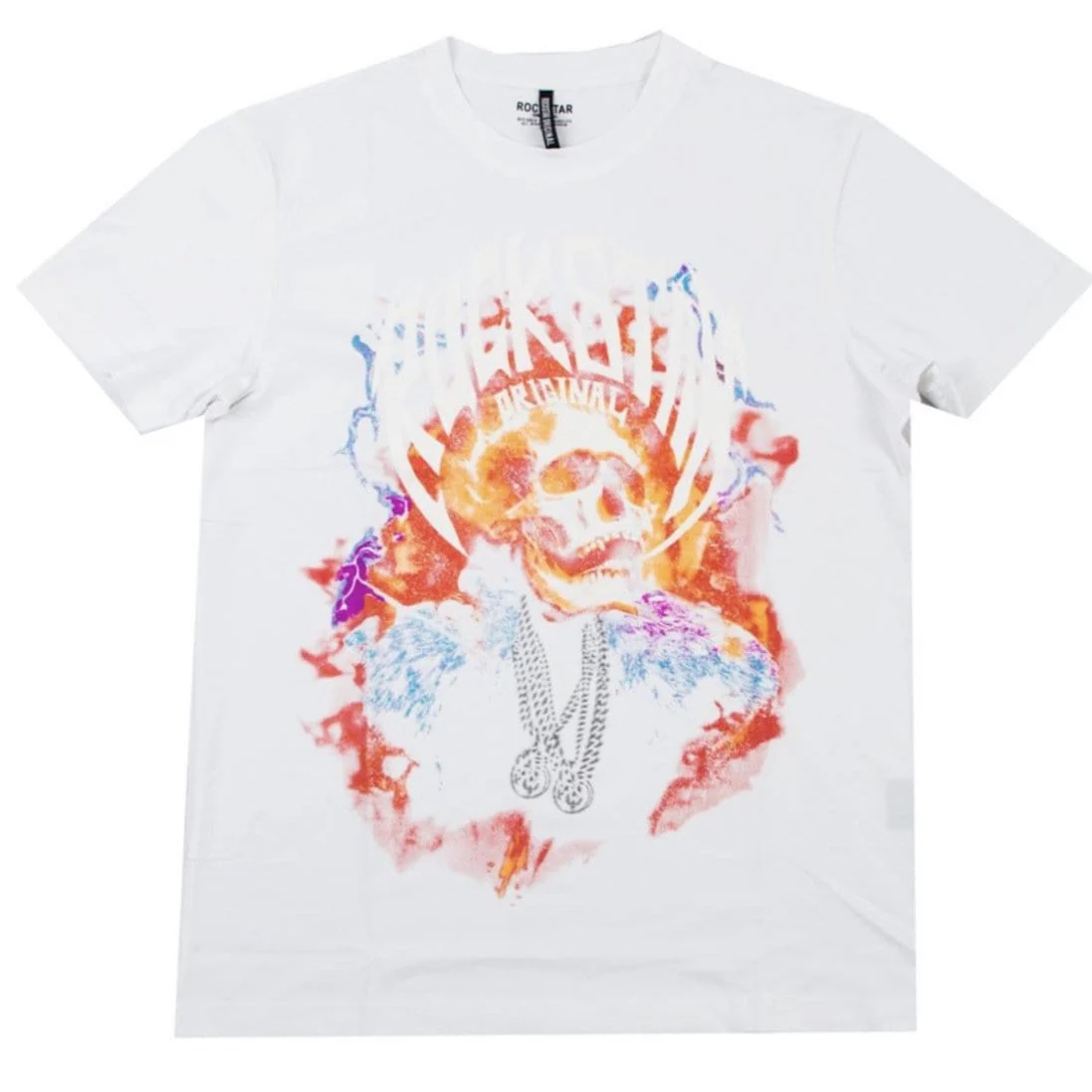 ROCKSTAR T SHIRT TATE WHITE