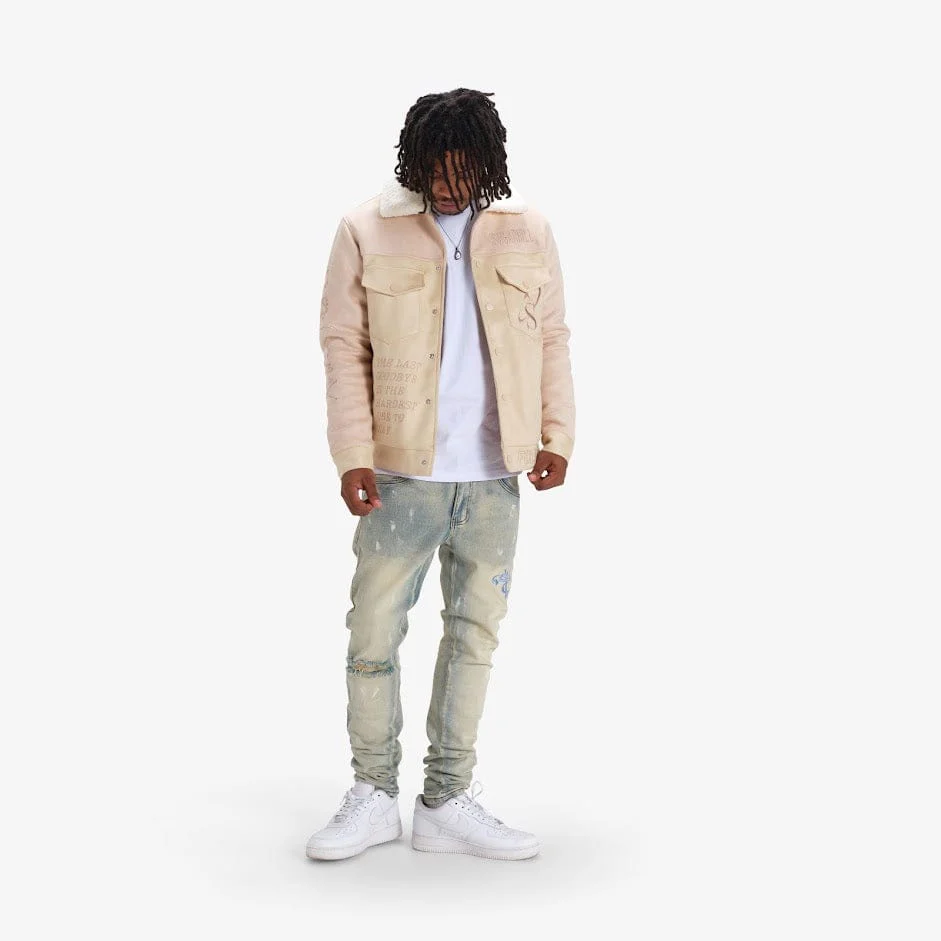 "Rodeo" Suede Jacket (cream) - Image 6