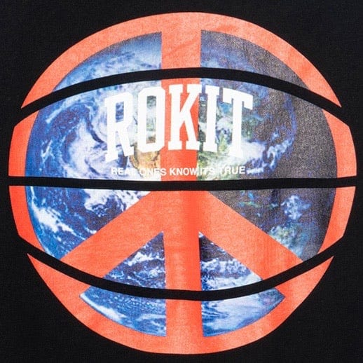 Rokit Concord Long Sleeve Crew Neck Tee (Black) - Image 2