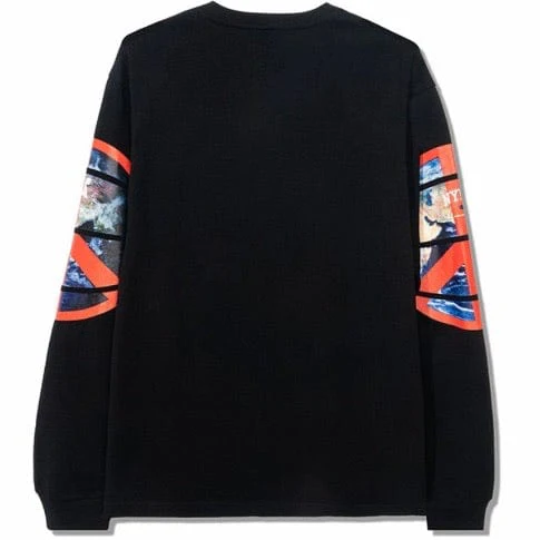 Rokit Concord Long Sleeve Crew Neck Tee (Black) - Image 3