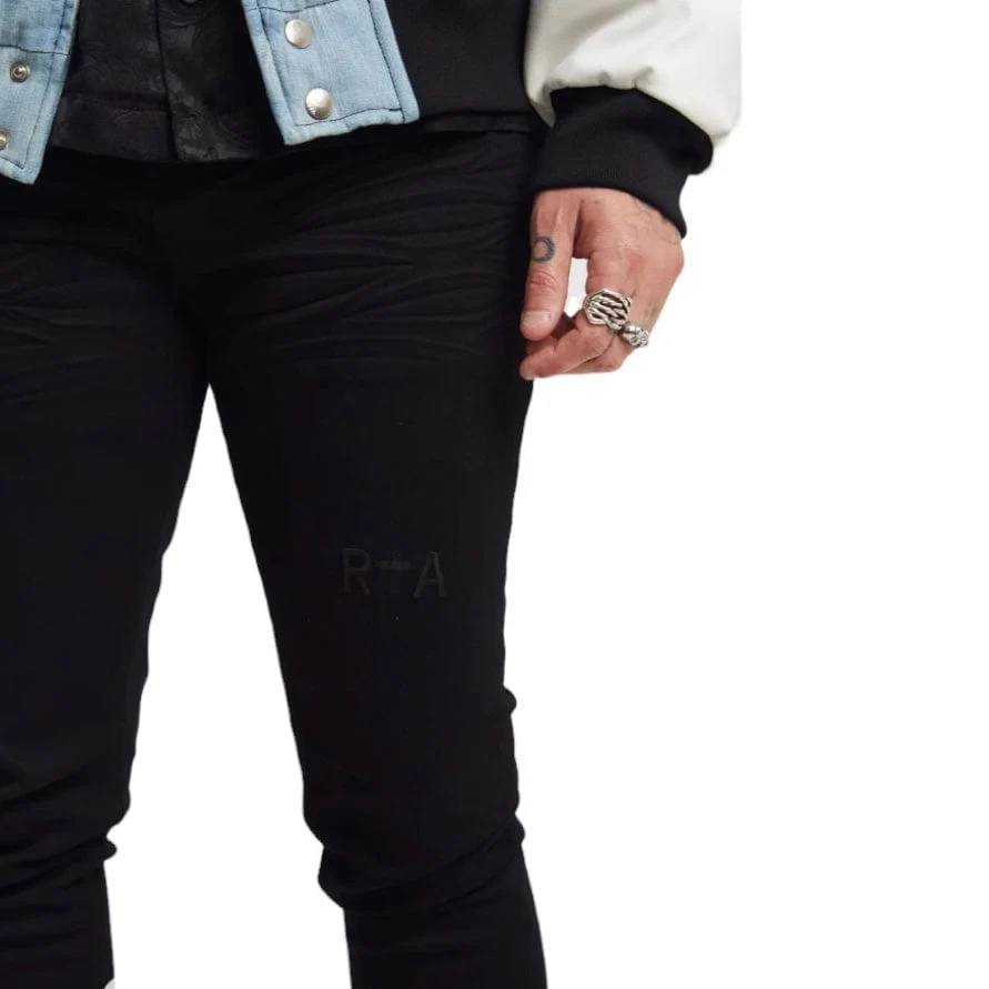 Rta Bryant Denim Jean (Black Logo) MU24D687-B1205BLOGO - Image 4