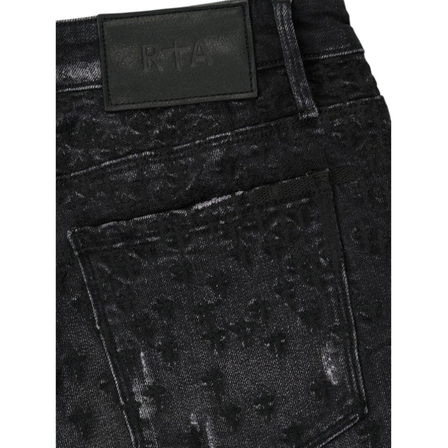 Rta Bryant Skinny Jean (Graphite Fade Allover Cross) MLFQD1047-B1205GFACS - Image 4