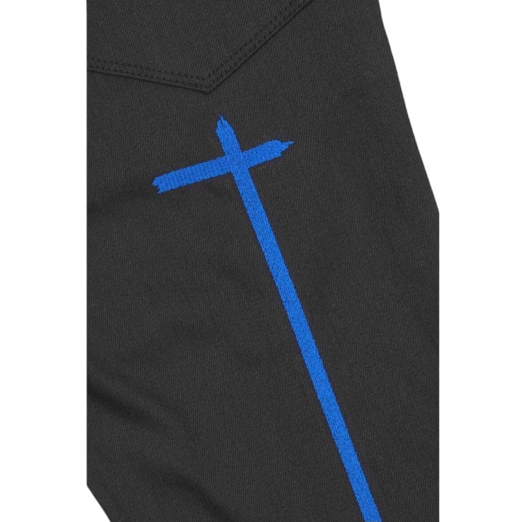 RTA Byrant Black Blue Long Cross Jean (Black/Blue) MS24D864-B1205BKBCR - Image 4