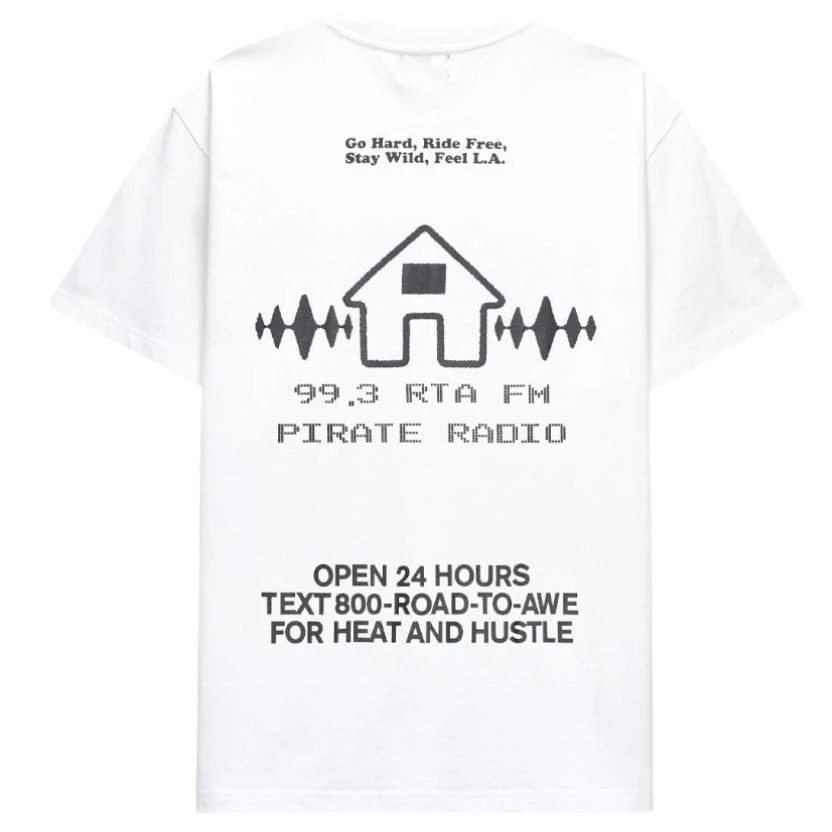 Rta Colin Oversized Short Sleeve Tee (White Radio House) MLFQK911-T1322WTRHS - Image 2