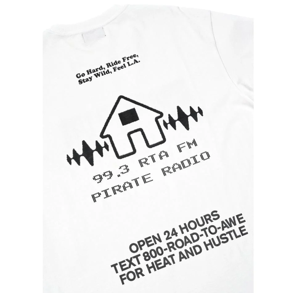 Rta Colin Oversized Short Sleeve Tee (White Radio House) MLFQK911-T1322WTRHS - Image 4